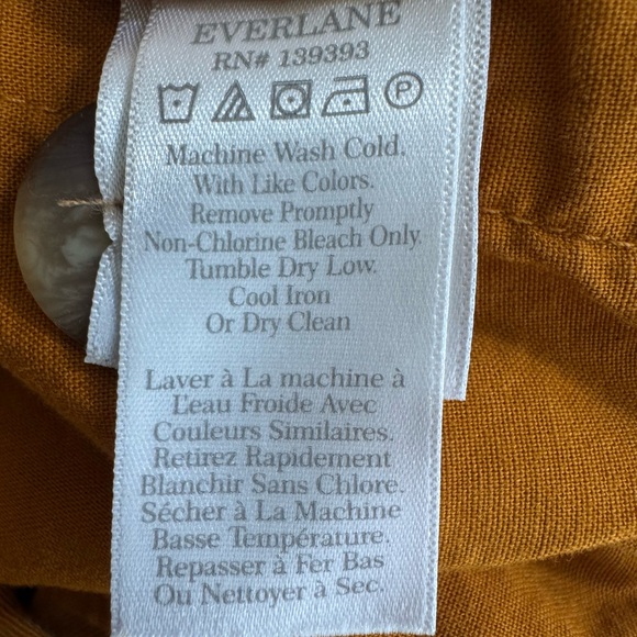 Everlane The Fatigue Yellow Jumpsuit Sz 2 - Picture 12 of 14